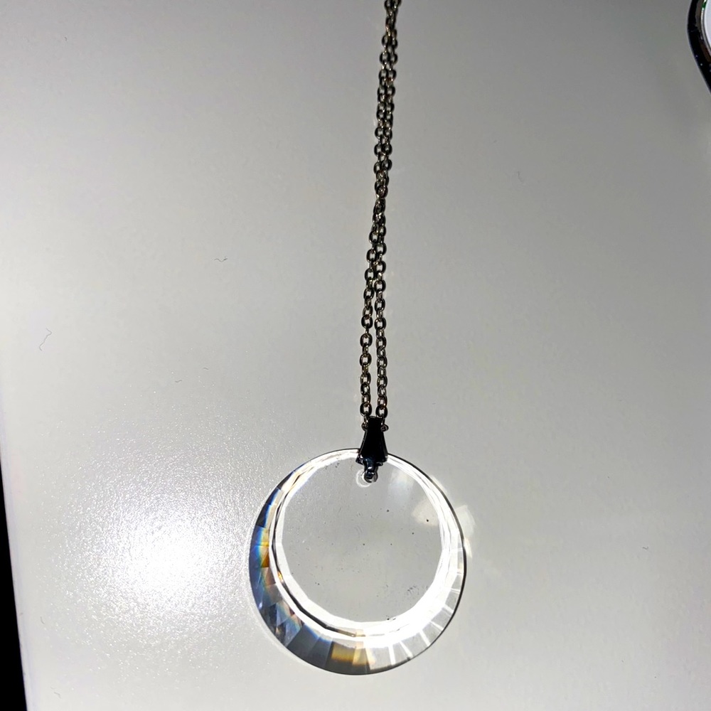 Silver Crystal Necklace